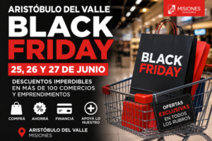 Más de 100 comercios se suman al Black Friday de Aristóbulo del Valle para impulsar la economía misionera